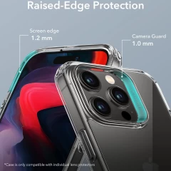 Husa pentru iPhone 15 Pro - ESR Air Shield Boost Kickstand - Clear transparenta