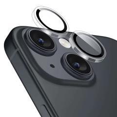 Folie Camera pentru iPhone 15 / 15 Plus - ESR Armorite Camera Lens Protectors - Clear transparenta