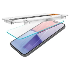Folie pentru iPhone 15 (set 2) - Spigen Glas.TR EZ FIT - Clear transparenta