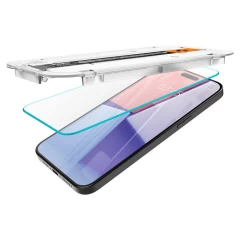 Folie pentru iPhone 15 Pro (set 2) - Spigen Glas.TR EZ FIT - Clear transparenta