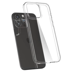 Husa pentru iPhone 15 Pro Max - Spigen Air Skin Hybrid - Crystal Clear transparenta
