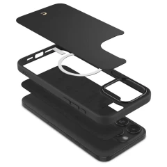 Husa pentru iPhone 15 Pro Max - Spigen Cyrill Kajuk MagSafe - Black Negru