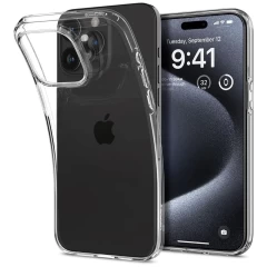 Husa pentru iPhone 15 Pro - Spigen Liquid Crystal - Clear transparenta