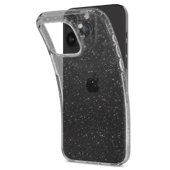 Huse pentru iPhone 15 Pro Max - Spigen Liquid Crystal Glitter - Crystal Quartz transparenta