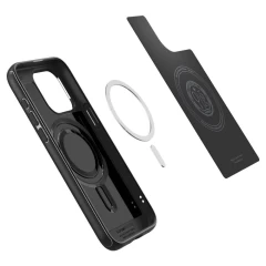 Husa pentru iPhone 15 Pro - Spigen Mag Armor - Matte Black Negru