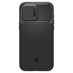Husa iPhone 15 Pro Max - Spigen Optik Armor - Black Negru