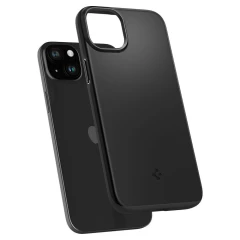 Husa pentru iPhone 15 - Spigen Thin Fit - Black Negru