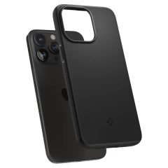 Husa pentru iPhone 15 Pro - Spigen Thin Fit - Black Negru