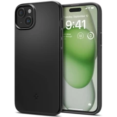 Husa pentru iPhone 15 Plus - Spigen Thin Fit - Black Negru