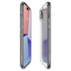 Husa pentru iPhone 15 - Spigen Ultra Hybrid - Frost Clear transparenta