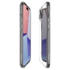 Husa pentru iPhone 15 Plus - Spigen Ultra Hybrid - Clear transparenta