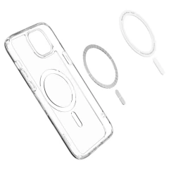 Husa pentru iPhone 15 - Spigen Ultra Hybrid MagSafe - White Alb