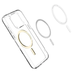 Husa pentru iPhone 15 Pro - Spigen Ultra Hybrid MagSafe - Gold Auriu