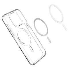 Husa pentru iPhone 15 Pro Max - Spigen Ultra Hybrid MagSafe - White Alb