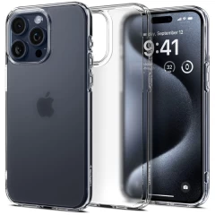 Husa pentru iPhone 15 Pro - Spigen Ultra Hybrid - Frost Clear transparenta