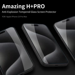 Folie pentru iPhone 15 Pro Max - Nillkin Amazing H+PRO - Clear transparenta