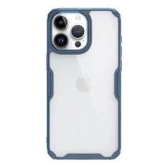 Husa pentru iPhone 15 Pro Max - Nillkin Nature TPU Case - Blue Albastru