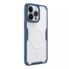 Husa pentru iPhone 15 Pro Max - Nillkin Nature TPU MagSafe Case - Blue Albastru