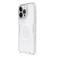 Husa pentru iPhone 15 Pro Max - Nillkin Nature TPU MagSafe Case - Transparent transparenta