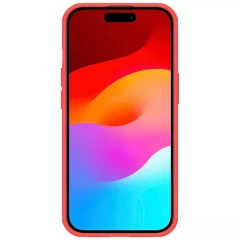 Husa pentru iPhone 15 Plus - Nillkin Super Frosted Shield Pro - Red Rosu