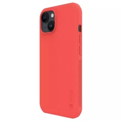 Husa pentru iPhone 15 Plus - Nillkin Super Frosted Shield Pro - Red Rosu