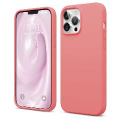 Husa iPhone 13 Pro Casey Studios Premium Soft Silicone - Roz