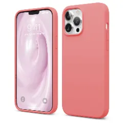 Husa iPhone 13 Pro Casey Studios Premium Soft Silicone - Lilac Roz 