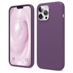 Husa iPhone 13 Pro Casey Studios Premium Soft Silicone - Light Purple