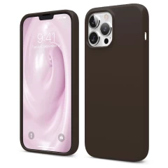 Husa iPhone 13 Pro Casey Studios Premium Soft Silicone - Pink Sand Maro 