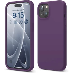 Husa iPhone 15 Casey Studios Premium Soft Silicone Light Purple 