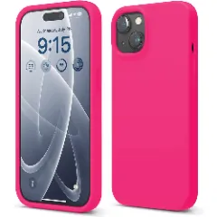 Husa iPhone 15 Plus Casey Studios Premium Soft Silicone Fuchsia 