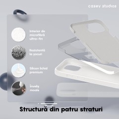 Husa iPhone 15 Plus Casey Studios Premium Soft Silicone