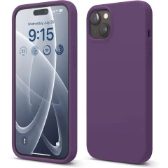 Husa iPhone 15 Plus Casey Studios Premium Soft Silicone Light Purple 