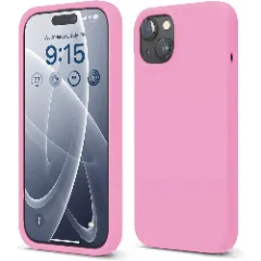 Husa iPhone 15 Plus Casey Studios Premium Soft Silicone Roz
