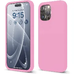 Husa iPhone 15 Pro Casey Studios Premium Soft Silicone Roz