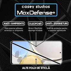 Folie Sticla CASEY STUDIOS compatibila cu Honor Magic 4 Lite 5G, Full Glue, Duritate Militara, Ultra HD, Anti Zgarieturi, Anti Amprente, Anti Socuri, Margini Negre Negru