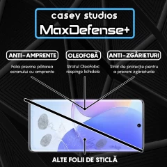 Folie Sticla CASEY STUDIOS compatibila cu Huawei nova 9 SE, Full Glue, Duritate Militara, Ultra HD, Anti Zgarieturi, Anti Amprente, Anti Socuri, Margini Negre Negru