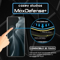 Folie Sticla CASEY STUDIOS compatibila cu Xiaomi Mi 11 / Mi 11 Pro / Mi 11 Ultra, Full Glue, Duritate Militara, Ultra HD, Anti Zgarieturi, Anti Amprente, Anti Socuri, Margini Negre Negru