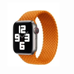Curea Apple Watch 1/2/3/4/5/6/7/8/SE - 38/40/41 MM - XS - Braided Loop Casey Studios Casey Studios - Orange Orange