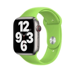 Curea Apple Watch 1/2/3/4/5/6/7/8/SE - 38/40/41 MM - M / L - Silicone Sport Casey Studios Casey Studios - Webster Green Acid Green 