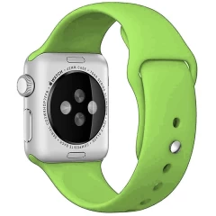 Curea Apple Watch 1/2/3/4/5/6/7/8/SE - 38/40/41 MM - M / L - Silicone Sport Casey Studios Casey Studios - Acid Green Acid Green