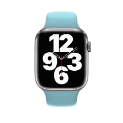 Curea Apple Watch 1/2/3/4/5/6/7/8/SE - 38/40/41 MM - M / L - Silicone Sport Casey Studios Casey Studios - Baby Blue Baby Blue