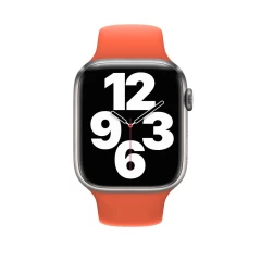 Curea Apple Watch 1/2/3/4/5/6/7/8/SE - 38/40/41 MM - M / L - Silicone Sport Casey Studios Casey Studios - Orange Orange