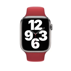 Curea Apple Watch 1/2/3/4/5/6/7/8/SE - 38/40/41 MM - M / L - Silicone Sport Casey Studios Casey Studios - Red Red