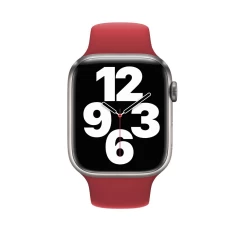 Curea Apple Watch 1/2/3/4/5/6/7/8/SE/Ultra - 42/44/45/49 MM - M / L - Silicone Sport Casey Studios Casey Studios - Red Red