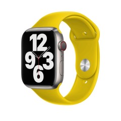 Curea Apple Watch 1/2/3/4/5/6/7/8/SE/Ultra - 42/44/45/49 MM - M / L - Silicone Sport Casey Studios Casey Studios - Yellow