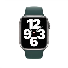 Curea Apple Watch 1/2/3/4/5/6/7/8/SE/Ultra - 42/44/45/49 MM - S /m - Silicone Sport Casey Studios Casey Studios - Dark Green Dark Green