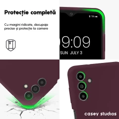 Husa Samsung Galaxy A13 5G/A04s/M13 5G Casey Studios Premium Soft Silicone Burgundy