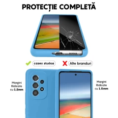 Husa Samsung Galaxy A53 Casey Studios Premium Soft Silicone Cadet Blue