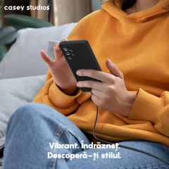 Husa Samsung Galaxy A53 Casey Studios Premium Soft Silicone Negru
